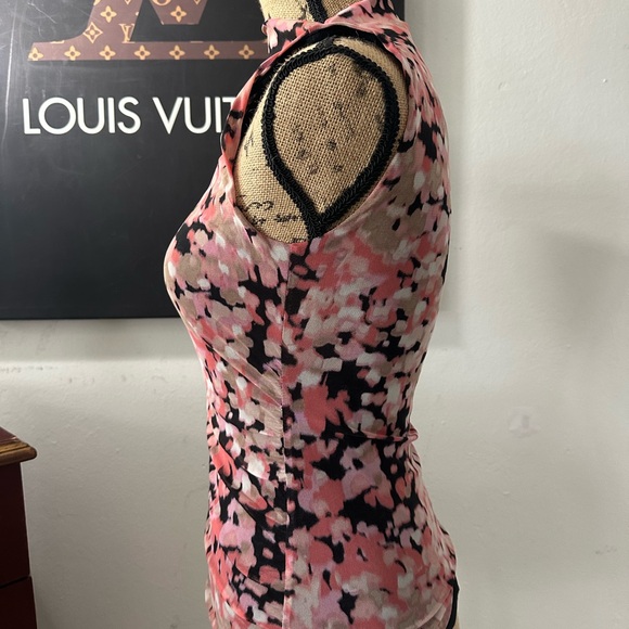 🆕Bar III Mesh Ruched Top - Picture 4 of 10